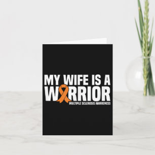 Tarjeta Mi Esposa Es Una Guerrera Señora Esclerosis Múltip