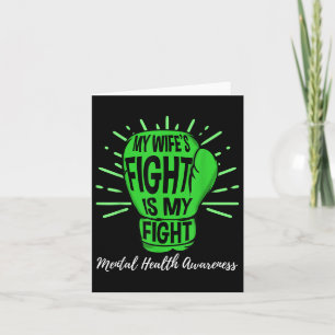Tarjeta Mi esposa lucha es mi lucha contra la conciencia d