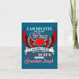 Tarjeta Mi esposo mi ángel de la guarda memoria del cielo
