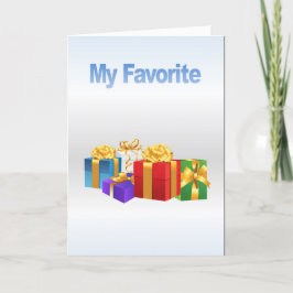 Tarjeta Mi favorito