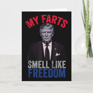 Tarjeta Mi Flato Huele Como 4 De Julio Divertido Trump Pat
