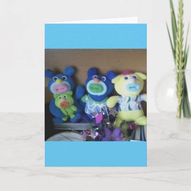 Tarjeta Mi foto de teléfono celular de mis amigos (Anverso)