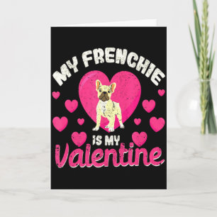 Tarjeta Mi francés es mi San Valentín Día de San Valentín