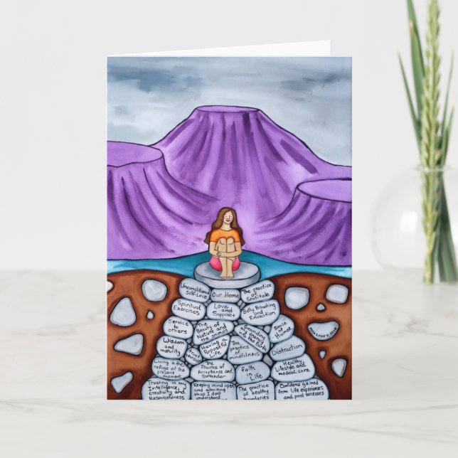 Tarjeta Mi fundación de la interno-fuerza (Anverso)