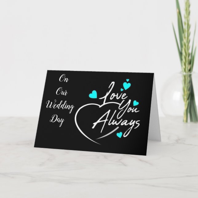 TARJETA **MI GASTO EN NUESTRO DÍA DE BODA** PARA AMAR SIEM (Anverso)