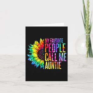 Tarjeta Mi Gente Favorita Me Llama Tía Tío Sobrino Sobrina