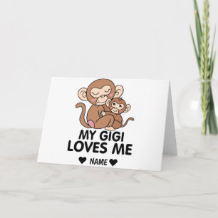 Tarjeta Mi Gigi Me Ama