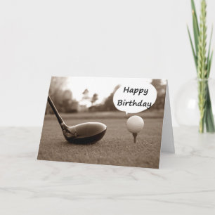 TARJETA MI GOLFER FAVORITO EN SU CUMPLEAÑOS