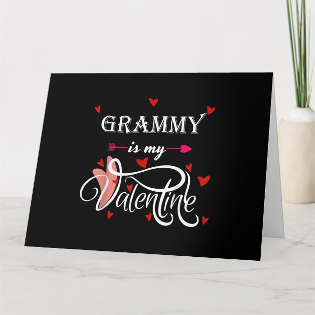 Tarjeta Mi Grammy Es Mi Abuelo Día de San Valentín De San  (Anverso)