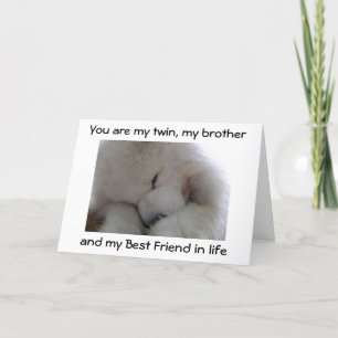 TARJETA MI HERMANO Y MEJOR AMIGO EN TU CUMPLEAÑOS