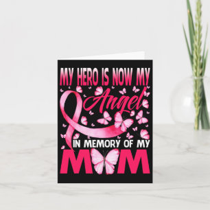 Tarjeta Mi héroe ahora es mi ángel en memoria de mi mama p