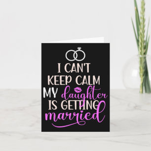 Tarjeta Mi Hija Se Está Casando Con La Madre De La Novia