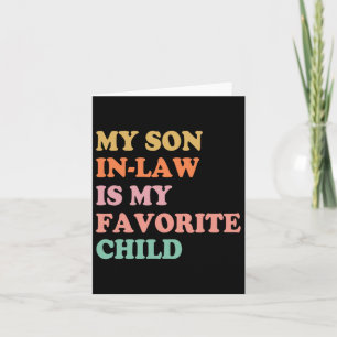 Tarjeta Mi Hijo De Derecho Es Mi Día de la Madre Infantil 