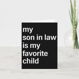 Tarjeta Mi Hijo De Derecho Es Mi Hijo Favorito, El Día De