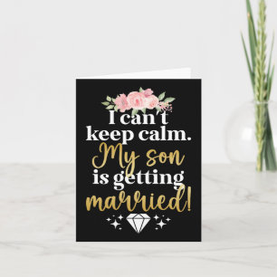 Tarjeta Mi Hijo Se Está Casando Con La Madre Del Cebollo.