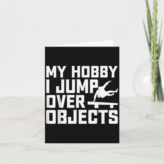 Tarjeta Mi Hobby Salto Sobre Objetos - Cargo de trazador d (Anverso)