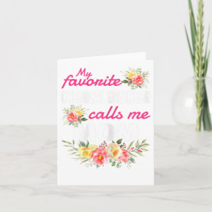 Tarjeta Mi Ingeniero Químico Favorito Me Llama Mamá