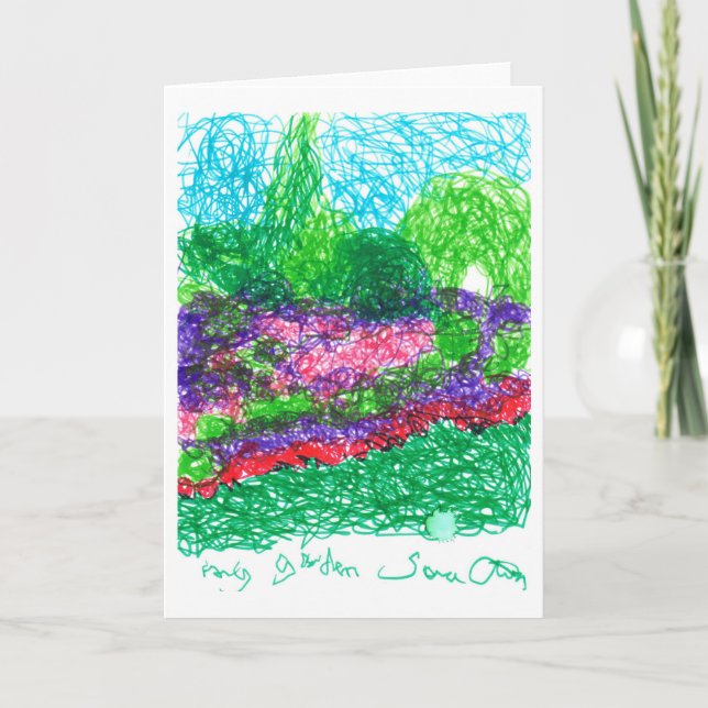 Tarjeta Mi jardín (Anverso)