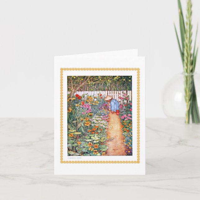 Tarjeta Mi jardín (Anverso)