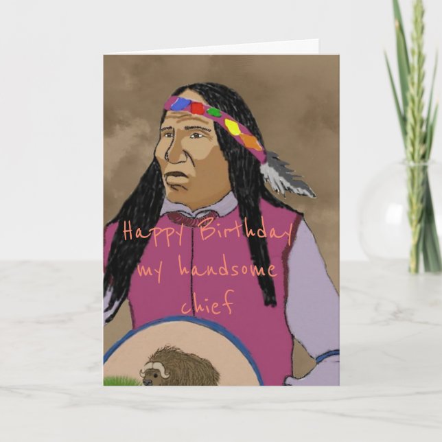 Tarjeta Mi jefe hermoso (Anverso)