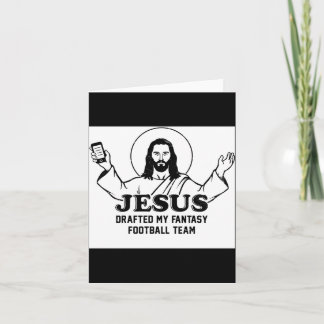 Tarjeta Mi Jesús equipo de fútbol fantasia reclutado