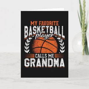 Tarjeta Mi jugador de baloncesto favorito me llama abuela