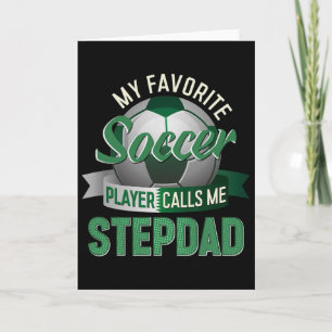 Tarjeta Mi jugador de fútbol favorito me llama padrastro P