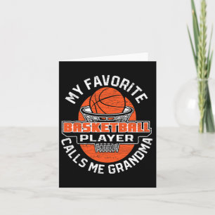 Tarjeta Mi jugador favorito de Bysketbyll me llama abuela