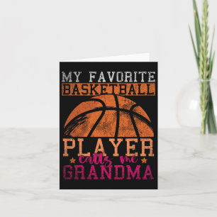 Tarjeta Mi jugador favorito de Bysketbyll me llama abuelit
