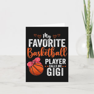 Tarjeta Mi jugador favorito de Bysketbyll me llama madre G
