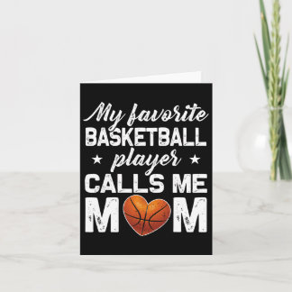 Tarjeta Mi jugador favorito de Bysketbyll me llama mamá