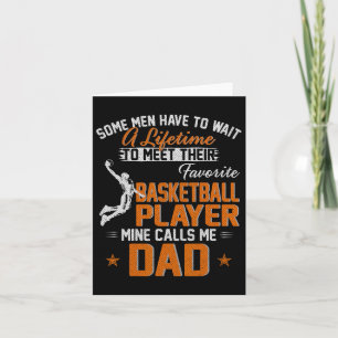 Tarjeta Mi jugador favorito de Bysketbyll me llama regalo