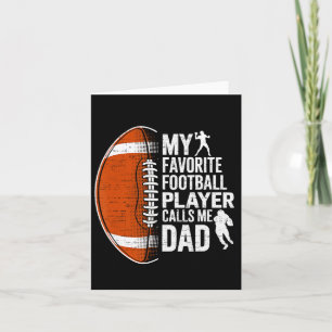 Tarjeta Mi jugador favorito de fútbol me llama padre de pa