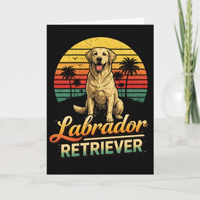 Tarjeta Mi Labrador Retriever (Anverso)