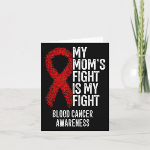Tarjeta Mi lucha contra el cáncer de sangre es mi lucha co