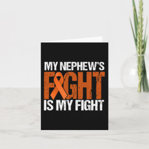 Tarjeta Mi lucha contra la leucemia en mi lucha contra la