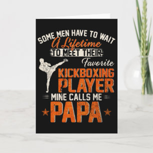 Tarjeta Mi luchador de kickboxing de MMA favorito me llama