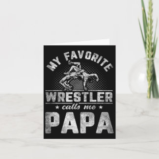 Tarjeta Mi luchador favorito me llama papá padre y#; s Día