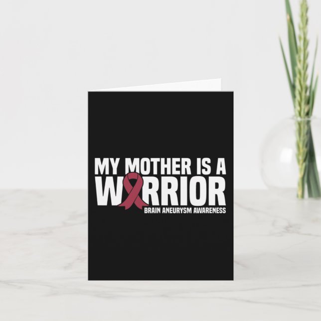 Tarjeta Mi madre es una guerrera conciencia del neuralismo (Anverso)