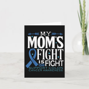 Tarjeta Mi Madre Lucha Es Conciencia Sobre El Cáncer De Co