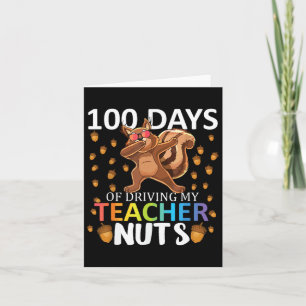 Tarjeta Mi Maestra No Tiene 100 Días De Manejar 100 Días D