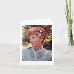 Tarjeta Mi mamá Alice Joyce Elliott de 51 años en su boda