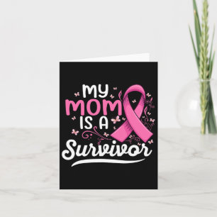 Tarjeta Mi Mamá Es Una Sobreviviente Apoya A La Mamá Con E