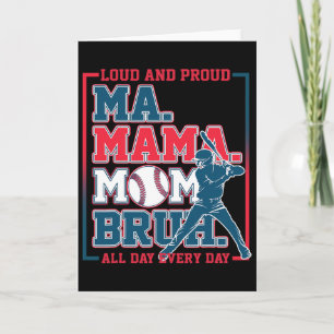 Tarjeta Mi Mamá Mamá Bruh Bysebyll Fuerte Y Orgulloso Todo