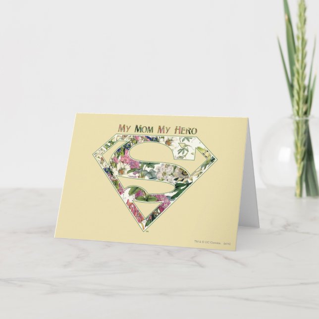 Tarjeta Mi mamá mi héroe (Anverso)