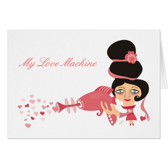 Tarjeta Mi máquina del amor