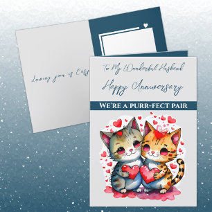 Tarjeta Mi maravilloso aniversario de amor de Esposo