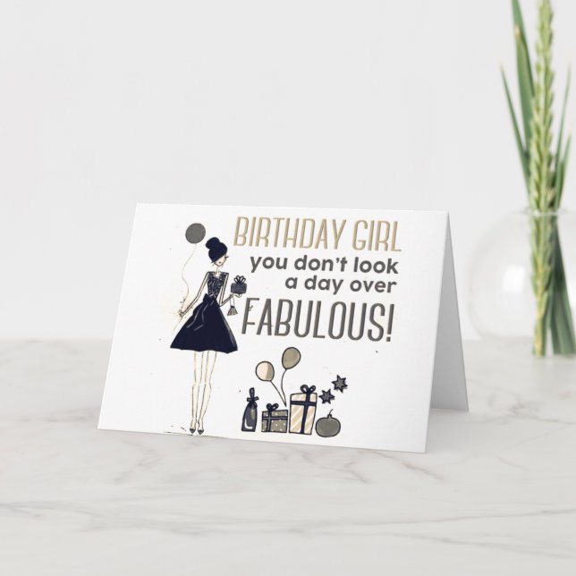 TARJETA MI MEJOR AMIGO ES *FABULOSO** CUMPLEAÑOS (Anverso)