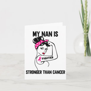 Tarjeta Mi Nan Es Más Fuerte Que El Cáncer De Mama