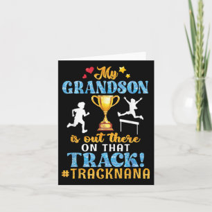 Tarjeta Mi Nieto Está Ahí Fuera, Ayuda Orgulloso